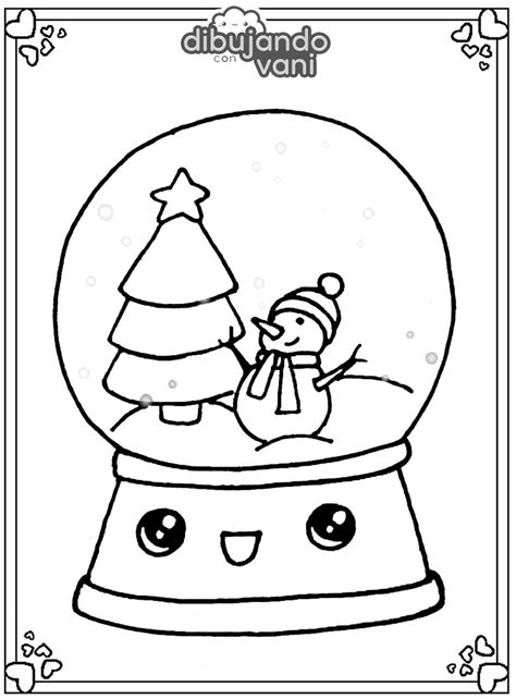Dibujo De Una Bola De Navidad Para Imprimir Dibujando Con Vani