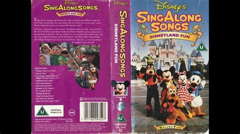 Disney Sing Along Songs Disneyland Fun 60th Anniversary Tribute