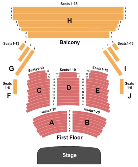 Charleston Music Hall Seating Chart And Maps Charleston