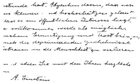 Signs Of Genius In Einsteins Handwriting Graphology World