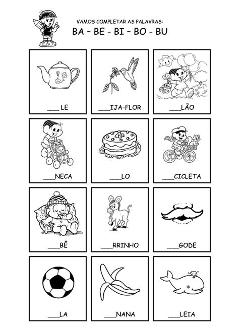 Ba Be Bi Bo Bu Bão Para Imprimir
