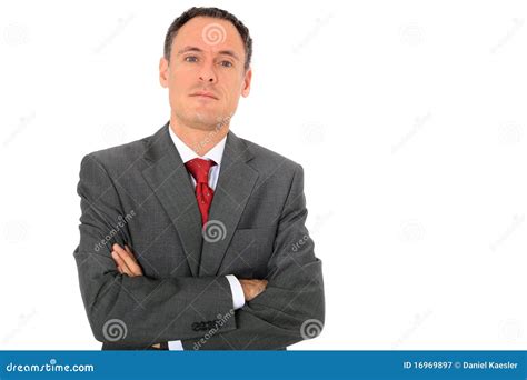serious looking businessman stock image image of employee personnel 16969897