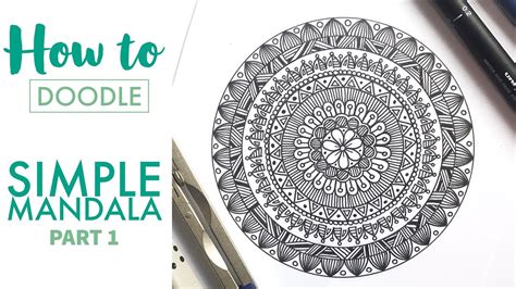 Affordable and search from millions of royalty free images, photos and vectors. HOW TO DOODLE: Simple mandala - part 1 - YouTube