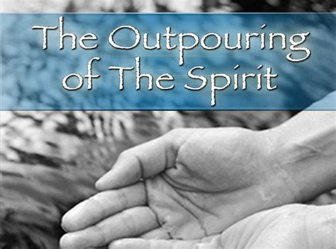 The Outpouring Of The Holy Spirit Website