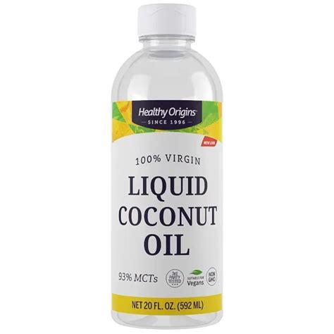 Healthy Origins Liquid Coconut Oil 93 Mcts 592ml Good Life