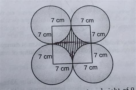 Bx Ay Four Equal Circles Are Described About The Four Corners Of