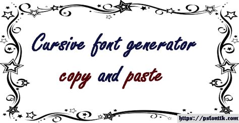 Now you can paste and share these fancy texts anywhere you want. Cursive font generator copy and paste - Psfont tk