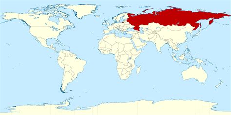 Large Location Map Of Russia Russia Europe Mapsland Maps Of The