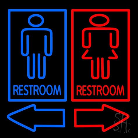 restrooms with men and women led neon sign restroom neon signs everything neon