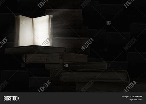 Old Opened Book Light Image And Photo Free Trial Bigstock