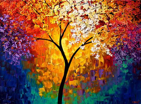 Colorful Tree Paintings And Concept Artworks For Your Inspiration