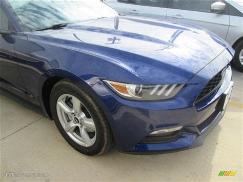 2015 Deep Impact Blue Metallic Ford Mustang V6 Coupe 100618748 Photo