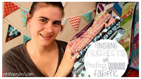 Finishing Wips And Finding More Fabric Sew Your Stash Whitney