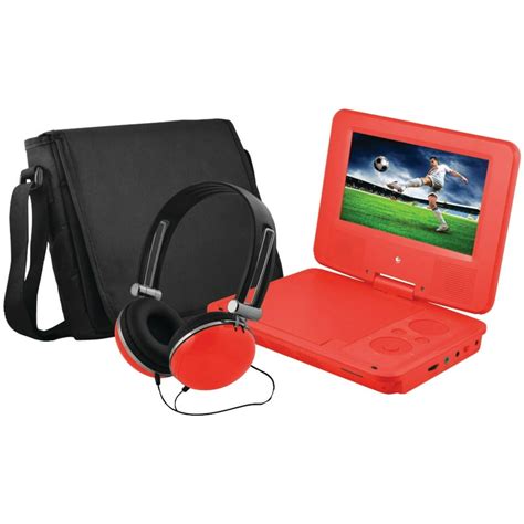 Ematic 7 Portable Dvd Player With Matching Headphones And Bag