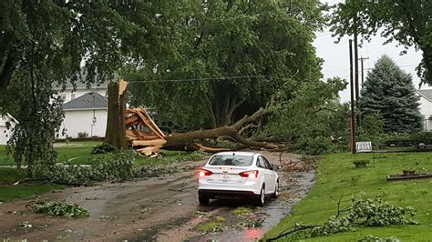 Photos Storm Damage Reported In Iowa