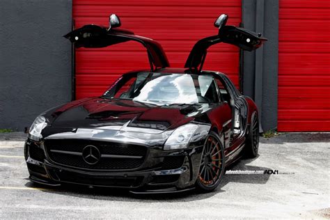 Black Mercedes Benz SLS AMG By Wheels Boutique GTspirit