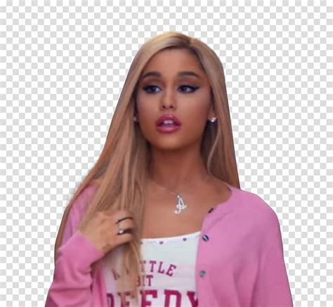 Ariana Grande Thank You Next Ariana Grande Wearing Pink Button Up Top