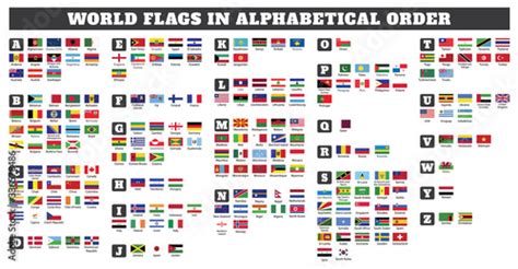 World Flags In Alphabetical Orderworld Flags In Alphabetical Order