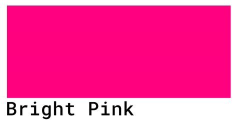 Bright Pink Color Codes The Hex Rgb And Cmyk Values
