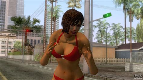 Sexy Beach Girl Skin 6 для Gta San Andreas