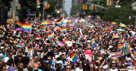 Lgbtq Pride Parade Millions Celebrate 5 Decades Of Pride With Massive Marches Cbs News