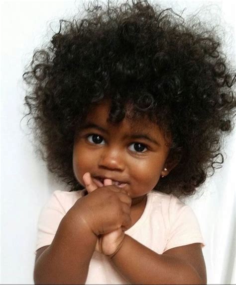 ριитяєѕт Jαℓα1205 ️ Beautiful Black Babies Curly Hair Baby Cute Black Babies