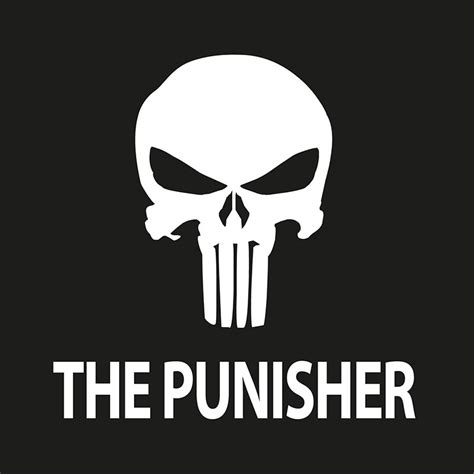 Punisher Logo Embroidery Design Punisher Logo Dst File Punisher Logo