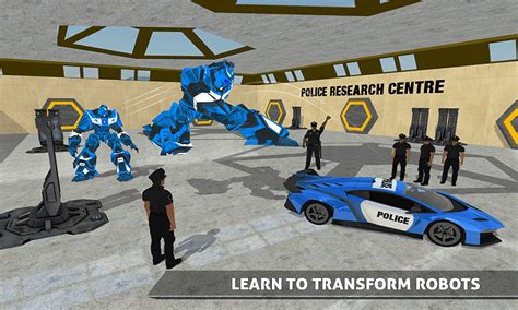 Us Police Robot Car Game Police Plane Transportappstore
