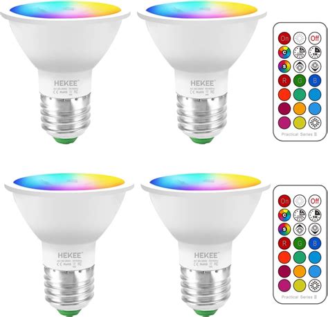 Ilc Led Light Bulb Spotlight Colour Changing Edison E27 Screw 12