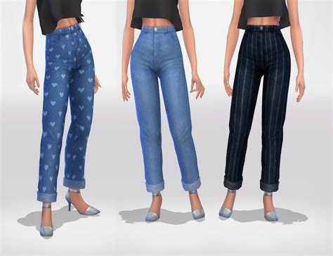 Sims 4 Urban Jeans Cc