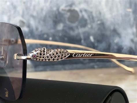 Cartier Diamond Panthere Custom Sunglasses Catawiki
