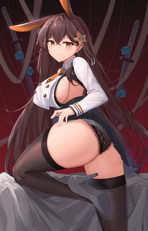 Bunny Chikuma Azur Lane Nudes By SecretMystogan