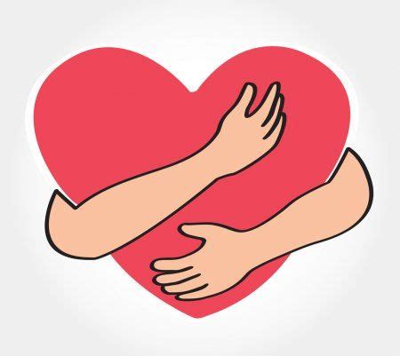 An Image Of Two Hands Holding A Heart
