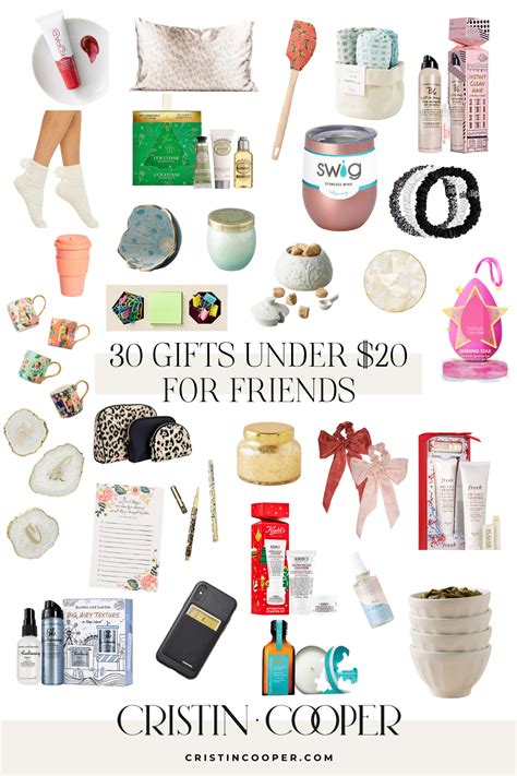 30 Gifts Under $20 for Friends  Cristin Cooper