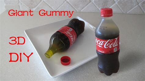 Diy 3d Coca Cola Giant Gummy Bottle Full Bottle How To Recipe By Creative World Youtube