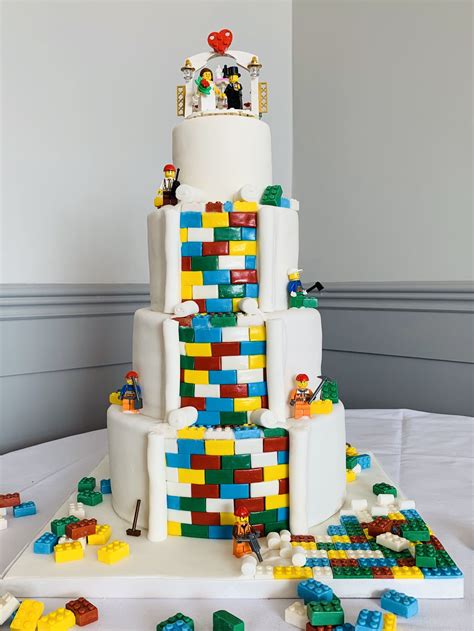 Pin By Emma Baker On Lego Wedding Cake Lego Wedding Cakes Lego