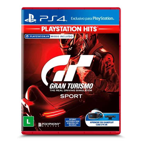 От admin 4 месяцев назад 5 просмотры. Jogo Gran Turismo Sport - Playstation Hits - PS4 - Jogos ...