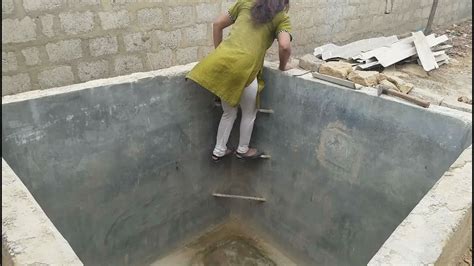 Noreen Village Life Making Water Tank Cleaning Water Tank By Noreen Bhabi Youtube