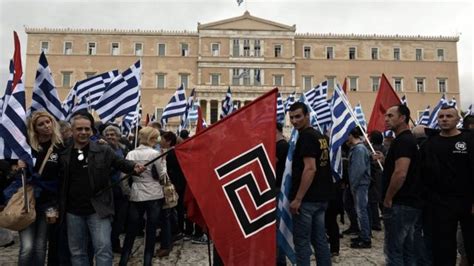 İmaj 6000x3000'e kadar yüksek çözünürlükte indirmek için uygundur. Makedonya protestosu: Yunanistan'da milliyetçilik ...