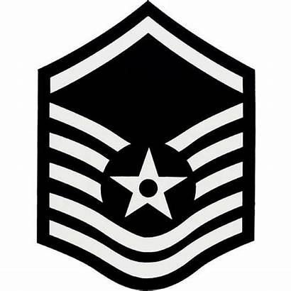 Force Rank Air Usaf Enlisted Decal Sergeant