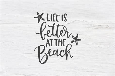 Free Life Is Better At The Beach Svg Eps Png Dxf Crafter File Free