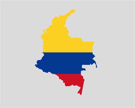 Colombia Map Svg Png Colombia Flag Svg Colombia Outline Etsy