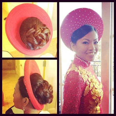 vietnamese wedding bridal hair by kell this is a traditional ao dai wedding dress with a