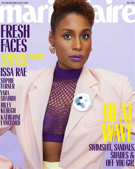 Must Read Issa Rae Yara Shahidi And More Front Marie Claires Fresh Faces Issue Teens Are