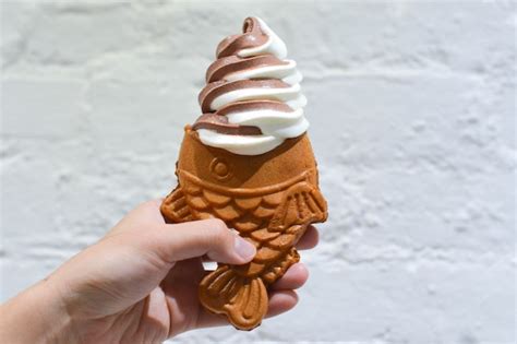 Say Hello To Taiyaki The Adorable Fish Shaped Ice Cream Cones Taking