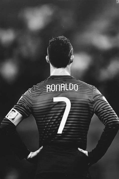 In Black And White Photo Ronaldo Cristiano Ronaldo Crstiano Ronaldo