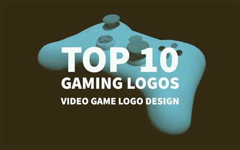 Top 10 Gaming Logos Video Game Logo Design Inspiration
