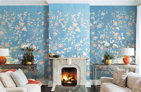 Chinoiserie Mural Wallpaper Repeat Home Decor Wall Murals Etsy