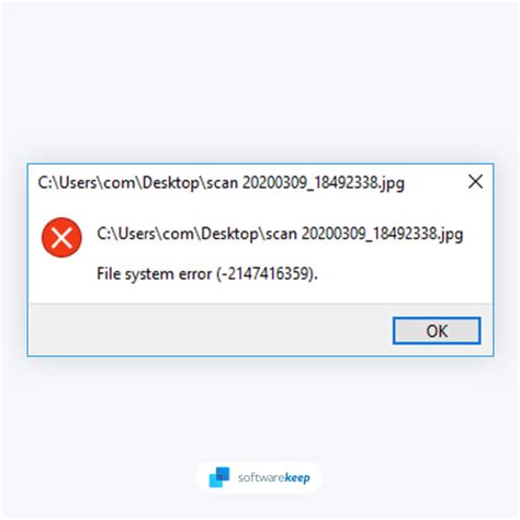 How To Fix File System Error In Windows Softwarekeep