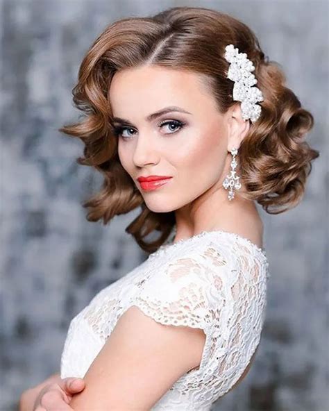 Wedding Hairstyles For Short Hair Beautiful Bridal Hairdos